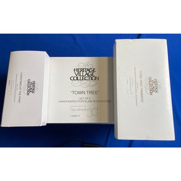 VTG Depart 56 Heritage Village Collection Light up Christmas Town Tree Scene - Picture 7 of 7